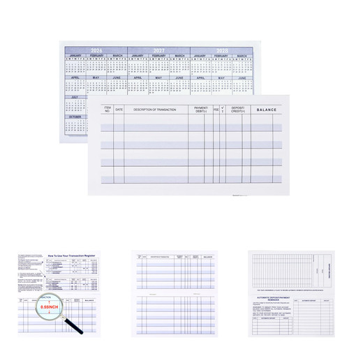 Checkbook register books - register,