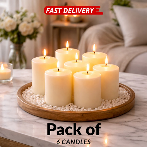 Pack large pillar candles - large,