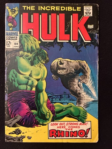 Hulk 104 marvel - hulk, rhino