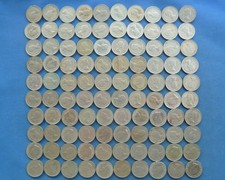 JOBLOT  OF 100x UK SIXPENCE 6d COINS Queen Elizabeth II