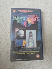 Salems Lot / Return To Salems Lot Double Feature VHS - HORROR - CULT - Tested
