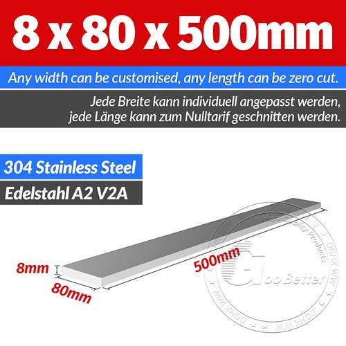304 stainless steel flat - flat, bar
