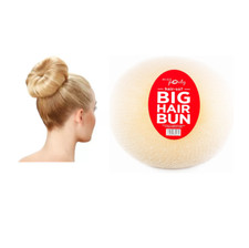 Miss Pouty Massive 6 inch Big Hair Bun Blonde Doughnut Wide Wig Piece Ladies VAT