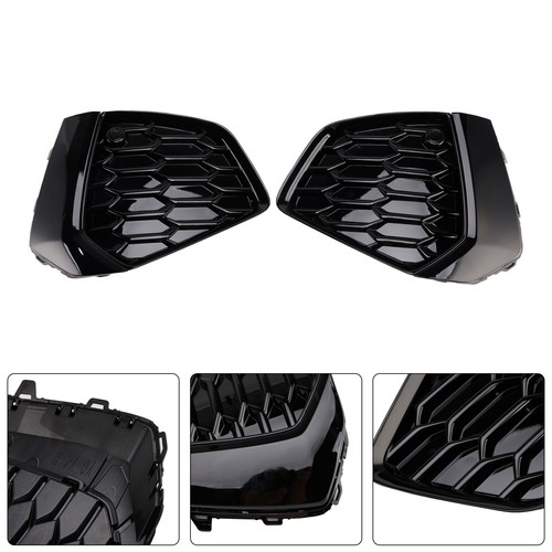 Black front honeycomb fog - front,