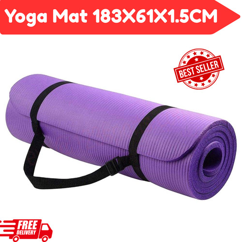 Purple yoga mat - purple,