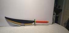 Demon Slayer Uzui Tengen Cosplay Wooden Sword Replica Prop 80 Cm (Missing Chain)