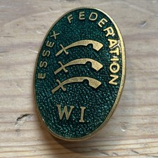 Vintage Enamel Badge - Essex Federation WI Women’s Institute