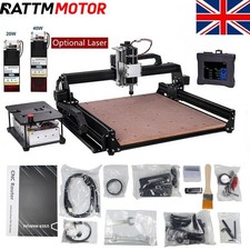 【UK】3 Axis 4540 CNC Router GRBL Control Laser Engraving Machine +500W DC Spindle