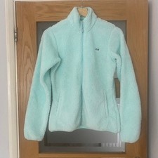 Helly Hansen Ladies Turquoise Sherpa Fleece Jacket Sweatshirt Size Small S New