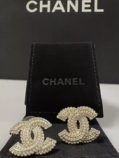 Chanel Pearl Stud Earrings