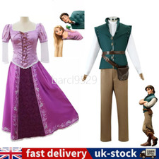Flynn Rider Tangled Rapunzel Cosplay Costume Fancy Dress Tangled Princess Adult*
