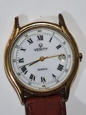 Vintage Verity Men's Swiss Quartz Watch Working
