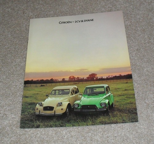 Citroen 2cv dyane - citroen, brochure
