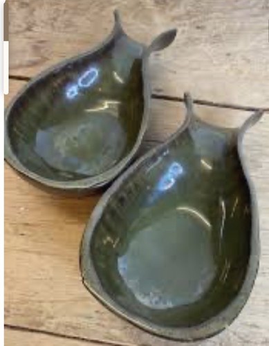Vtg terra cotta tapas serving - cotta,