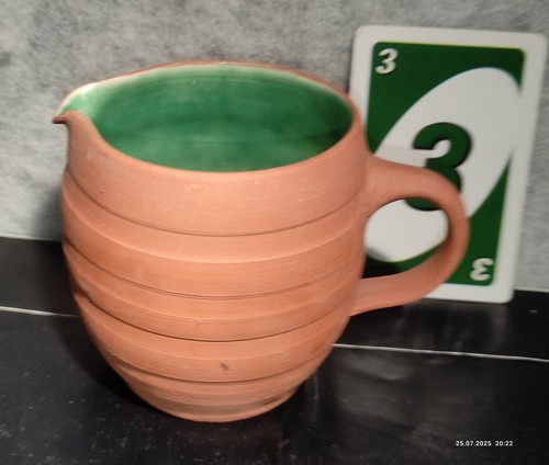 Studio pottery clay - clay, jug