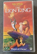 Walt Disney Classics - The Lion King - VHS Video Cassette Tape 