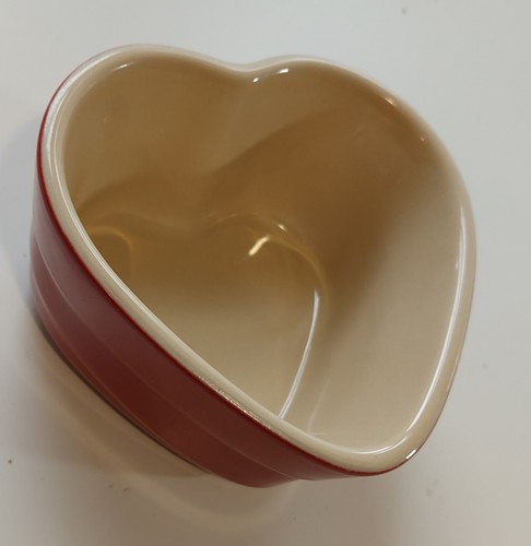 Creuset stoneware heart - le,