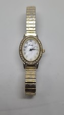 Limit Ladies Gold Expanding Bracelet White Dial Watch 2035/N6030