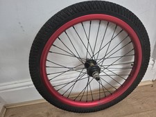 Odyssey Hazard Araya Bmx 14mm Front Wheel Mid School Rare 36h Inc Tyre 