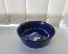 Vintage Collectable Newport Pottery Blue and White Bowl Burslem England
