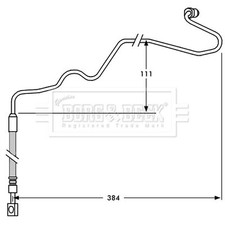 Brake Hose For VW Golf MK4 1.8