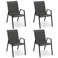Costway 4 Piece Patio Rattan