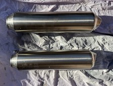 KTM 990 Supemoto Exhaust Cans. SM01: 626.05.082.000 And 626.05.083.000