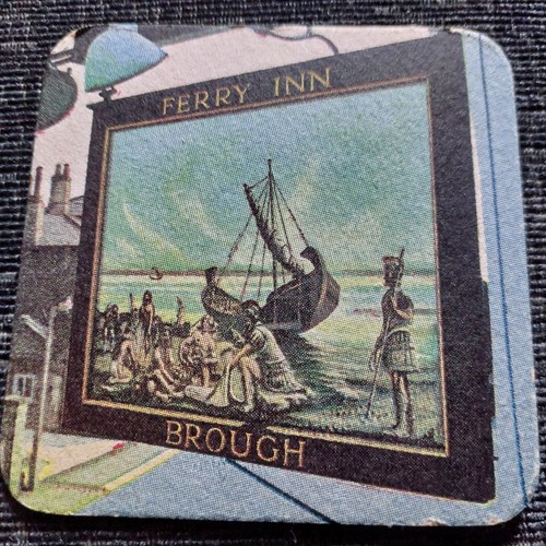 Hull brewery beer mat cat - mat, uk
