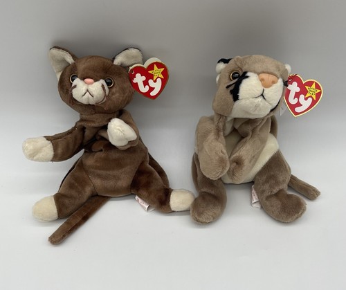 Pounce beanie baby cat - ty,