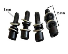 NU199 SET OF 4 X ENGINE BASE MOUNT BOLTS FOR 110CC 125CC QUAD BIKE 25MM X 8MM