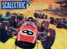 Scalextric Steel Sign Unique