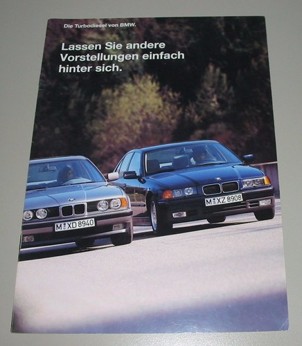 Auto prospekt katalog bmw 3er - auto,