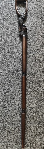 African walking stick carved - walking, (carved
