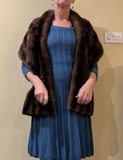 Vintage 1940s/50s Genuine Mink Stole / Wrap