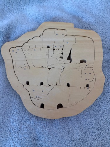Wooden puzzle noah ark 12 - puzzle, noah’s