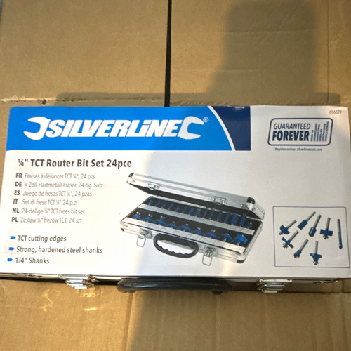 Silverline tct router bit - 1/4",