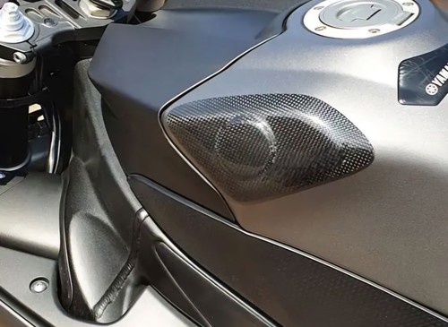 Carbon fiber tank sliders fit - carbon,
