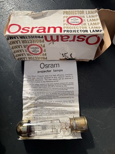 Vintage osram projector bulb - osram,