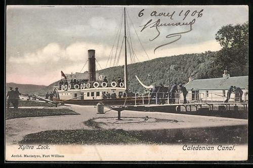 Caledonian canal kyltra lock - caledonian,