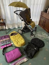 💚MAMAS & PAPAS PRAM BUGGY PUSHCHAIR SOLA 3 FOOTMUFFS 2 PARASOLS BAG RCOVER LIME