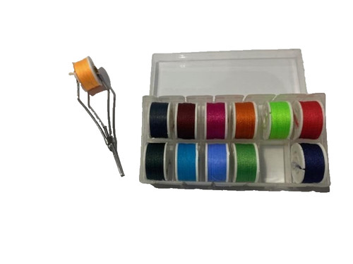 Fly fishing tying - tying, floss