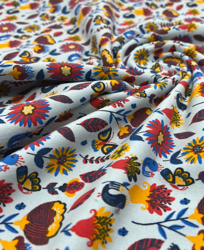 Flower garden sweatshirting - garden,