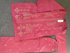 Pink Embroidery Lawn Suit