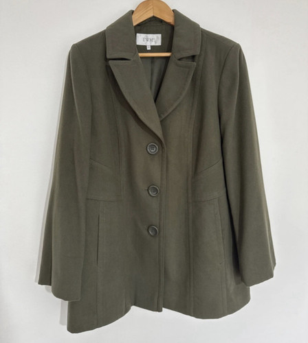 Ewm green mid length jacket - ewm,
