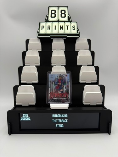 Trading card display - card, stand