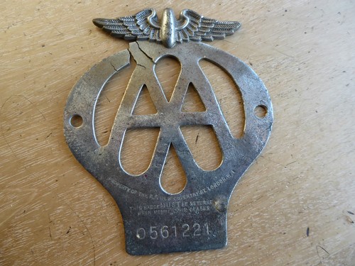 Original vintage flat metal - flat,