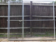 Galvanised Dog Run Panel.
