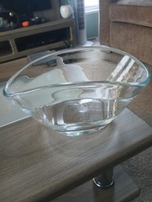 Heavy Glass Fruit Bowl