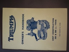 Triumph Owners Handbook Unit