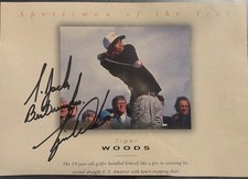 Tiger Woods Autographed 6x7